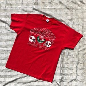 VINTAGE 1999 WISCONSIN ROSE BOWL T-SHIRT